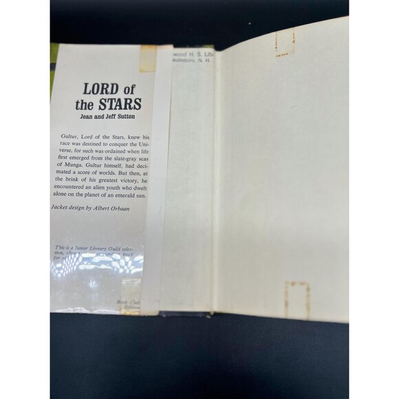 Lord Of The Stars Jean and Jeff Sutton Vintage Scifi Book (E) - Picture 4 of 5
